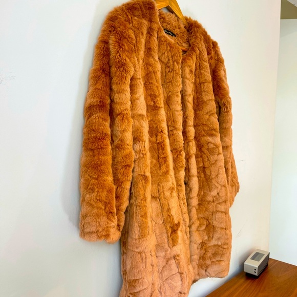 Fluffy Faux-Fur Miss Moda Coat - Picture 3 of 6